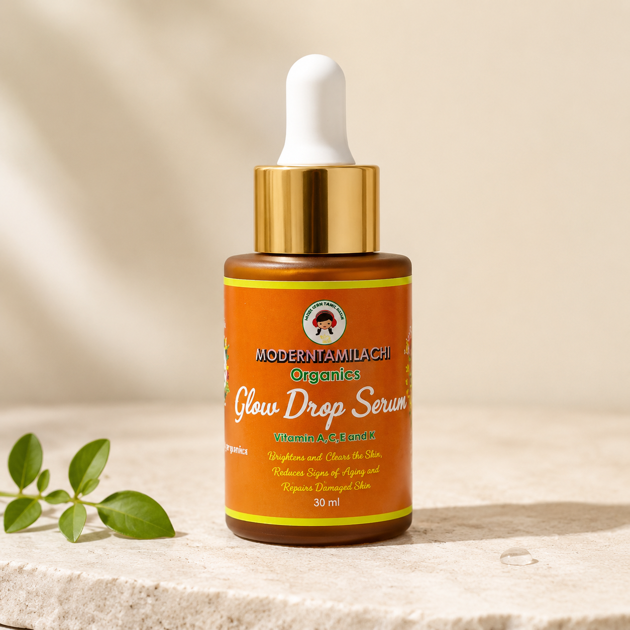 Glow Drop Serum – Natural Skin Brightening Face Serum – 30ml
