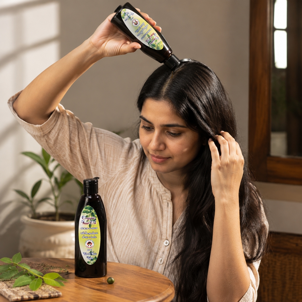 Organic Hair Oil – Natural Hair Growth & Scalp Nourishment – 100ml