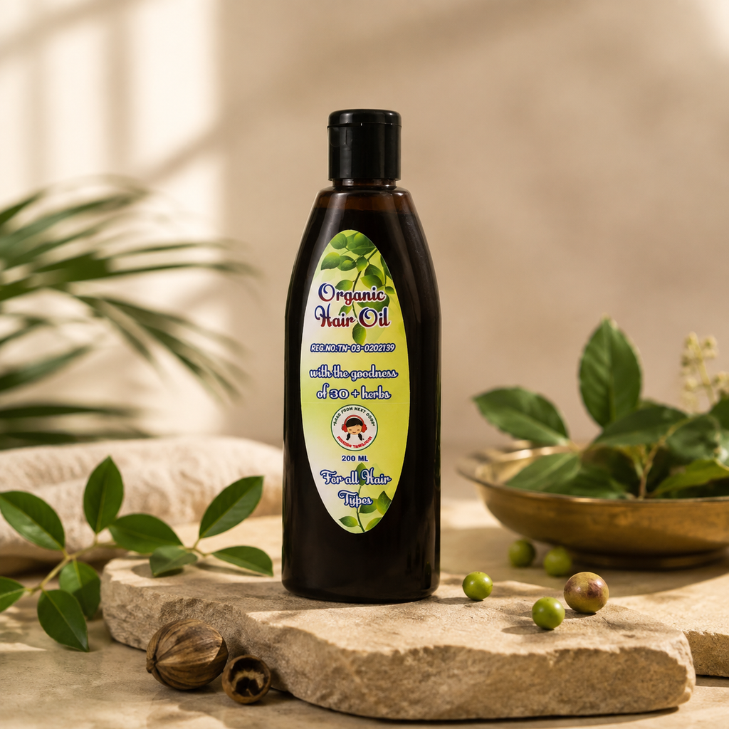Organic Hair Oil – Natural Hair Growth & Scalp Nourishment – 100ml