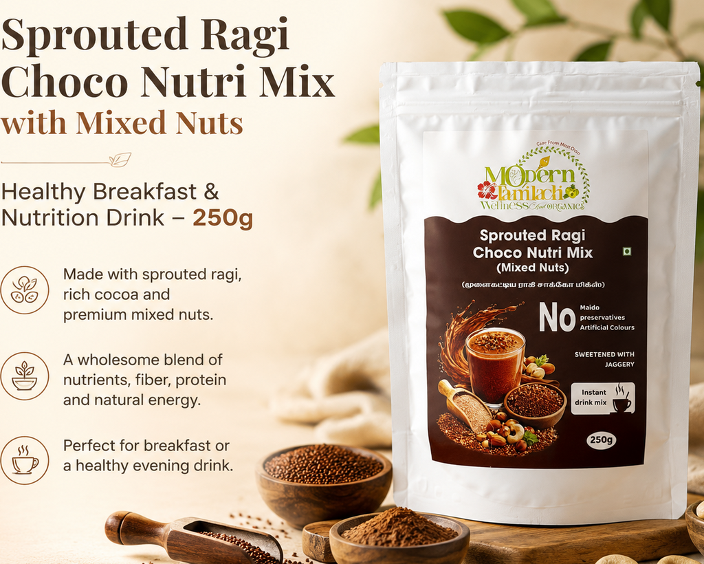 Sprouted Multigrain Health Mix – Natural Nutritional Supplement – 250g