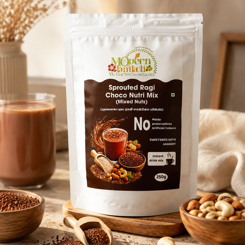 Sprouted Multigrain Health Mix – Natural Nutritional Supplement – 250g