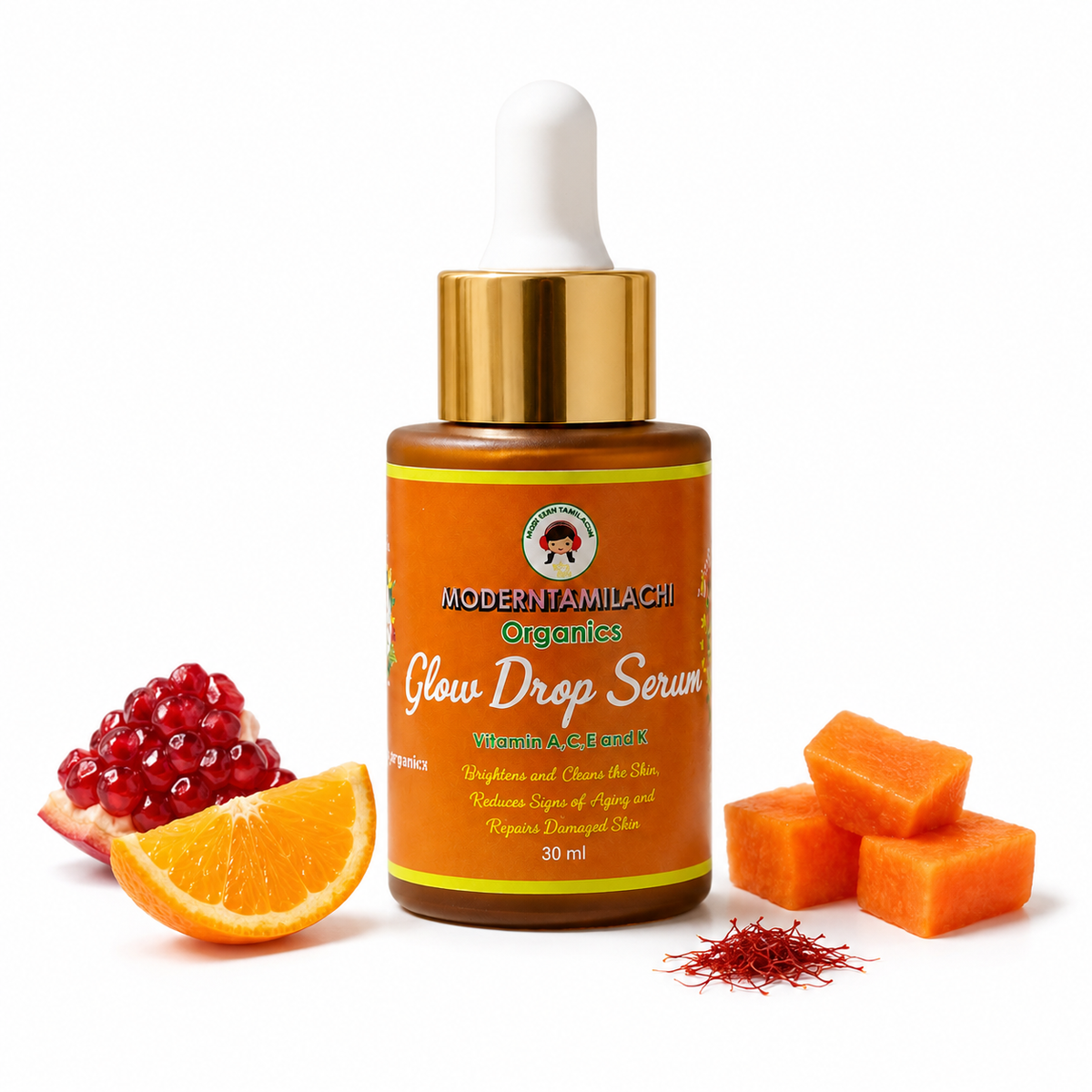 Glow Drop Serum – Natural Skin Brightening Face Serum – 30ml
